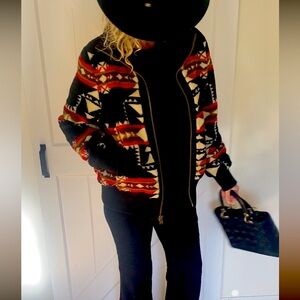 PENDLETON FoxGlove Fleece Bomber Jacket